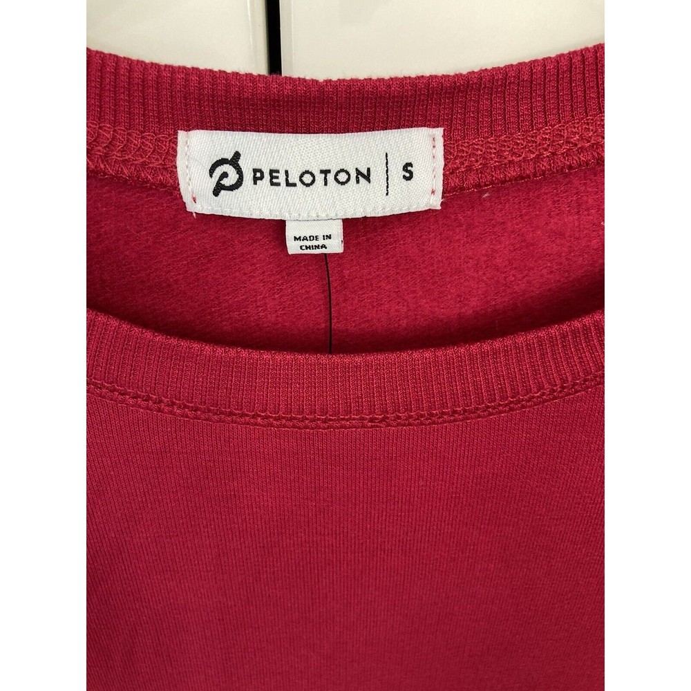 Peloton Modern Side Slit Weekender Sweatshirt‎ Size Small Pink - Picture 3 of 5